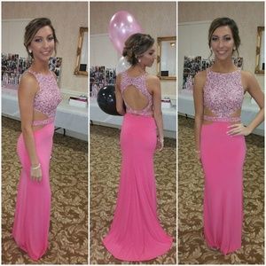 Pink prom dress